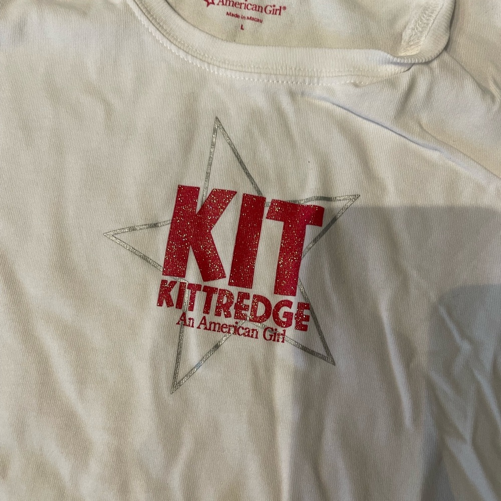 American Girl Kit Kitteridge T-shirt size girls L